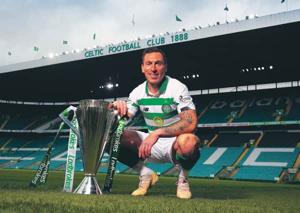 Celtic captain Scott Brown is hoping to pick up the Scottish Premiership trophy for a record tenth season in succession
