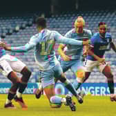 Rangers' Joe Aribo opens the scoring against Coventry City. Picture: Jane Barlow/PA Wire