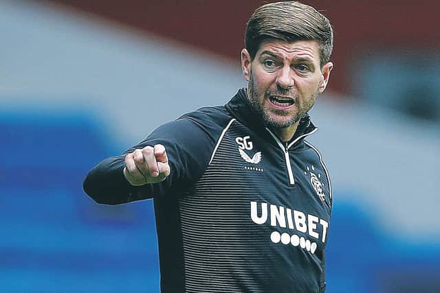 Rangers manager Steven Gerrard. Picture: Ian MacNicol/Getty Images