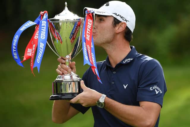 Renato Paratore, who won the Betfred British Masters at Close House, is leading by example in speeding up the game. Picture: Getty