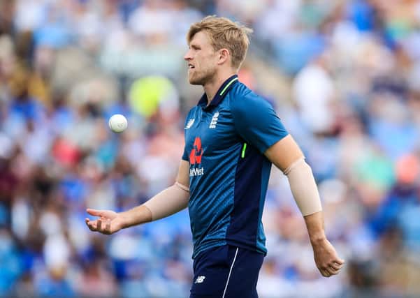 David Willey is back in the England one-day squad. Picture: Danny Lawson/PA Wire