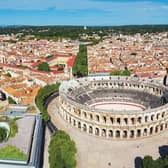 Les Arnes, Nmes' well-preserved Roman ampitheatre makes the city well worth a worth a visit