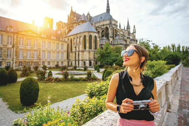 Reims has one of the most impressive cathedrals in France, the fifth-century Notre-Dame de Reims