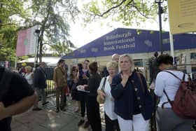Edinburgh International Book Festival, picture before the days of coronavirus, is returning in an online form this year (Picture: Lisa Ferguson)