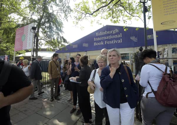 Edinburgh International Book Festival, picture before the days of coronavirus, is returning in an online form this year (Picture: Lisa Ferguson)