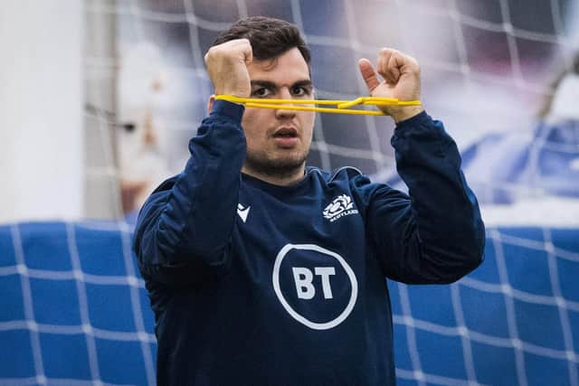 Scotland hooker Stuart McInally has suggested players could take on a more demanding schedule after the long lockdown lay-off. Picture: Paul Devlin/SNS