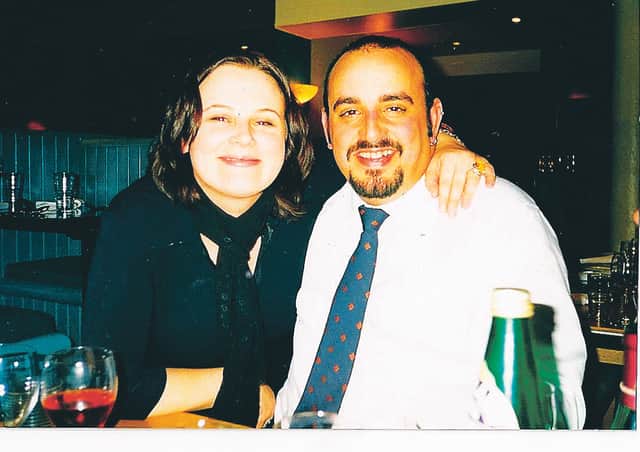 Donna McLean and the man she knew as Carlo Neri at the height of their relationship