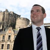 Scottish Conservative MP Douglas Ross in Edinburgh, after he confirmed he would stand for leader of the Scottish Conservatives