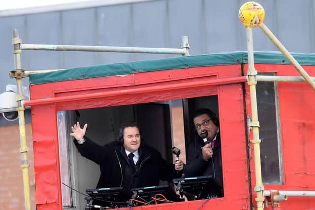 Andy Walker is gearing up for his 11th season with Sky Sports and will be in the gantry for Sunday’s Celtic vs Hamilton match. Picture: Craig Williamson/SNS