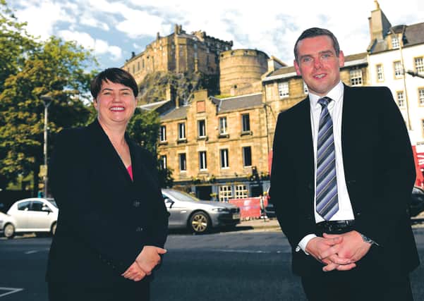 If 
Douglas Ross and Ruth Davidson become leaders of the Scottish Conservative opposition to Nicola Sturgeon's SNP, will they be able to make an impact? (Picture: Greg Macvean)