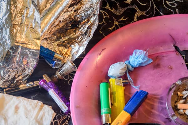 The paraphernalia of illegal drug use (Picture: Ian Georgeson)