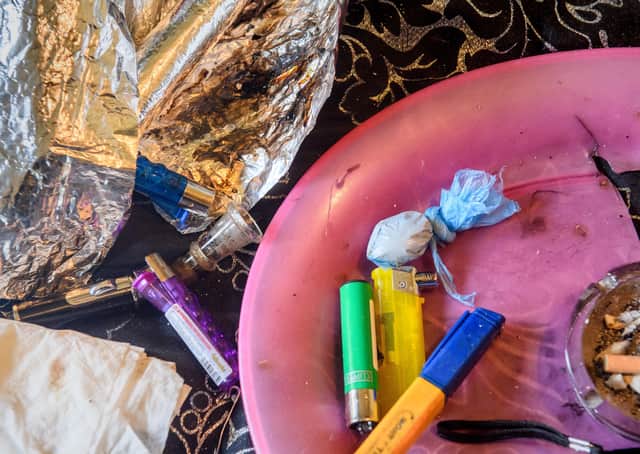 The paraphernalia of illegal drug use (Picture: Ian Georgeson)