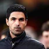 Mikel Arteta will lead his Arsenal side out at Wembley to face Chelsea. Picture: John Walton/PA Wire