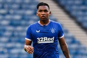 Colombian striker Alfredo Morelos is in the Rangers squad to face Hamilton. Picture: SNS Group