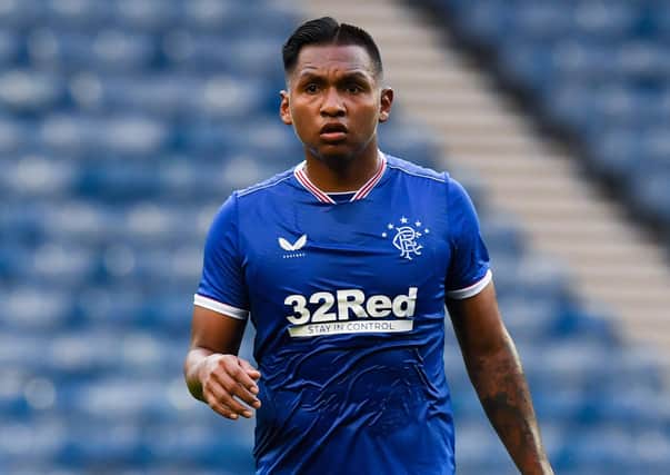 Colombian striker Alfredo Morelos is in the Rangers squad to face Hamilton. Picture: SNS Group