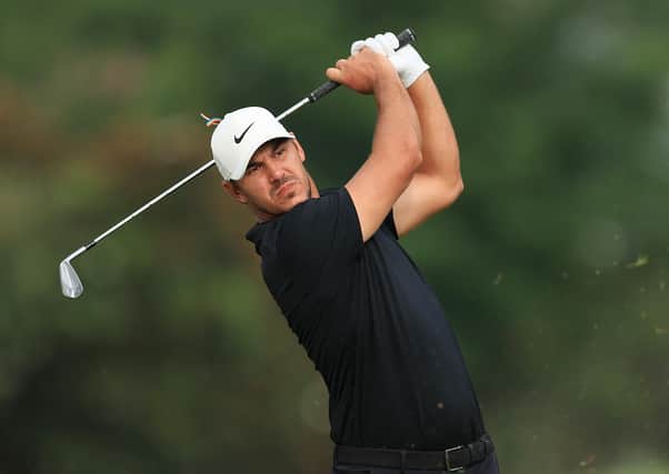 Brooks Koepka plays a shot on the tenth hole during the second round at TPC Southwind. Picture: Andy Lyons/Getty