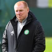 Celtic manager Neil Lennon watches his squad train. Picture: Alan Harvey/SNS