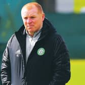 Celtic manager Neil Lennon supervises training. Picture: Alan Harvey/SNS