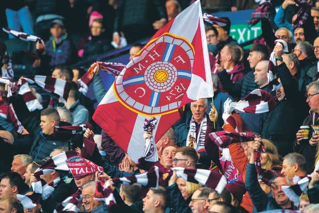 Hearts supporters have threatened to stay at home when their team have away fixtures in next season’s Championship. Photograph: Bill Murray/SNS