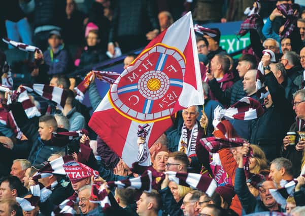 Hearts supporters have threatened to stay at home when their team have away fixtures in next season’s Championship. Photograph: Bill Murray/SNS
