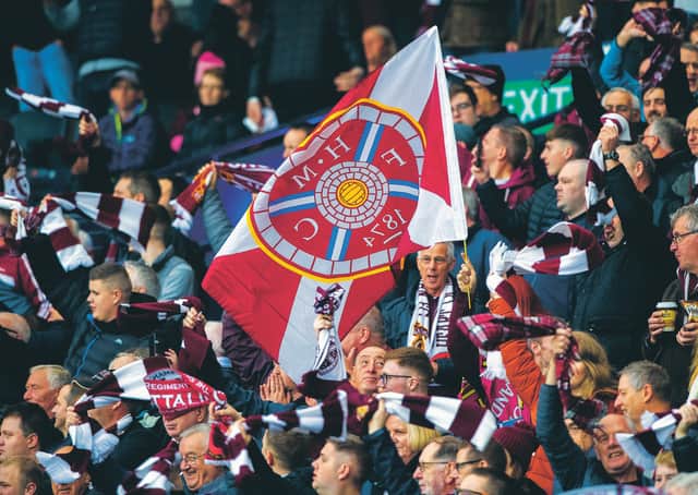 Hearts supporters have threatened to stay at home when their team have away fixtures in next season’s Championship.  Photograph: Bill Murray/SNS