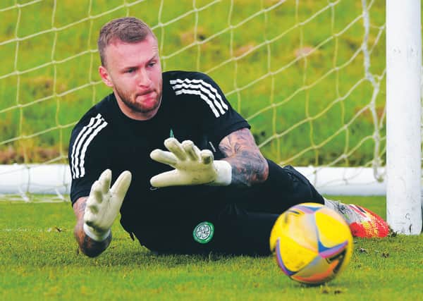 Celtic goalkeeper Scott Bain is likely to get the nod to start against Hamilton. Picture: Alan Harvey/SNS