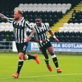 St Mirren's Richard Tait celebrates what turned out to be the winner against Livingston. Picture: Alan Harvey/SNS
