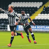 St Mirren's Richard Tait celebrates what turned out to be the winner against Livingston. Picture: Alan Harvey/SNS