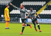 St Mirren's Richard Tait celebrates what turned out to be the winner against Livingston. Picture: Alan Harvey/SNS