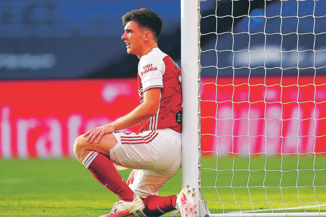 Former Celtic full-back Kieran Tierney is an FA Cup winner with Arsenal. Picture: Catherine Ivill/Getty Images