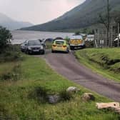Polcie were called to the property
