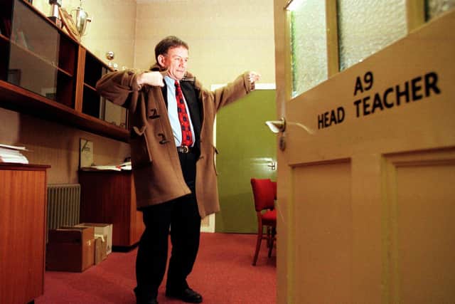 Headteacher and football manager: Switching between his roles was not always straightforward for Terry Christie. Picture: TSPL
