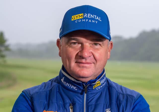 Paul Lawrie’s new Tartan pro Tour is set for a strong start at Carnoustie this week. Picture: Kenny Smith.