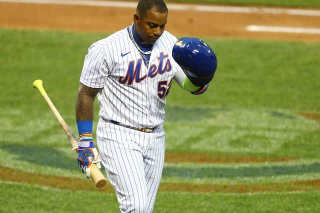 Mets player Yoenis Cespedes is refusing to play the rest of the season – he packed his backs and left the team without warning. Picture: Mike Stobe/Getty Images