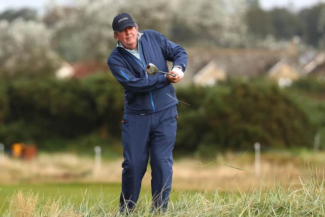 Johann Rupert could not hide his passion for the Alfred Dunhill Links Championship. Picture: Getty.