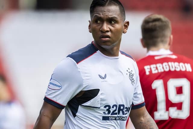 Alfredo Morelos is wanted by French club Lille. Picture: SNS.