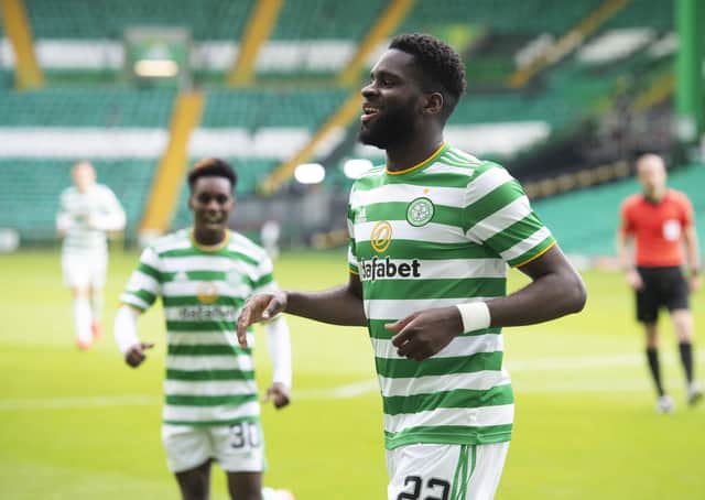 Odsonne Edouard has been linked with Arsenal, Everton and Leicester City. Picture: SNS.