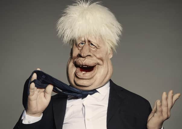 Boris Johnson is sent up in the new Spitting Image