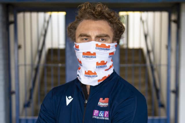 Edinburgh's Jamie Ritchie is pictured at BT Murrayfield as the capital team continue preparations for the resumption of the Guiness Pro14 season. Picture: Ross MacDonald/SNS