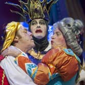 Allan Stewart, Andy Gray and Grant Scott – Edinburgh’s very own panto legends – in Snow White at the King’s Theatre