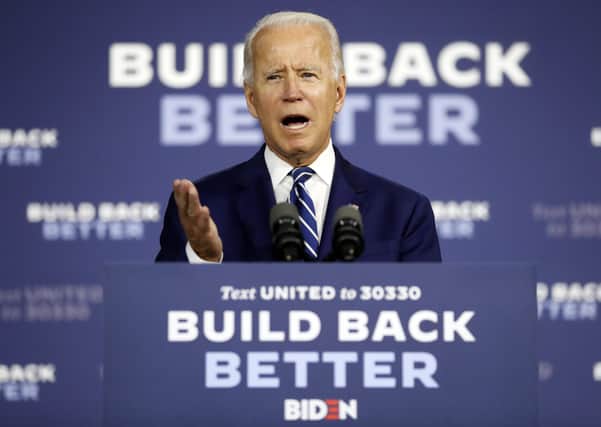 If Joe Biden maintains his big lead over Donald Trump, the Democrats could gain enough seats to control the Senate. Picture: AP Photo/Andrew Harnik