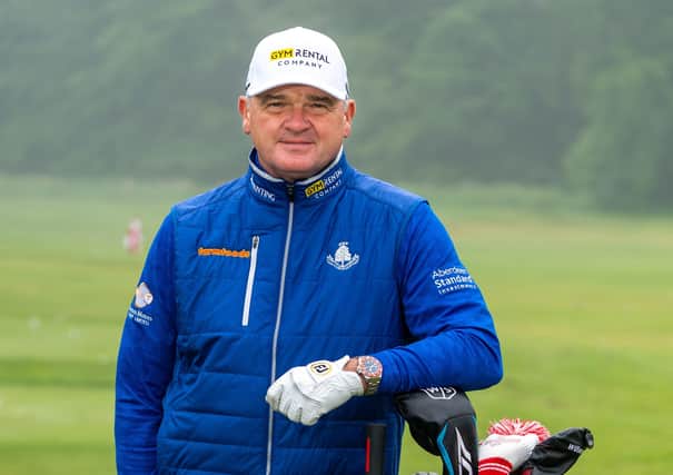 Paul Lawrie has brought some of his loyal sponsors on board with his inaugural Tartan ProTour. Picture: Kenny Smith.