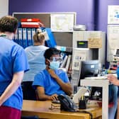 The coronavirus ward at Forth Valley Royal Hospital in Larbert Falkirk. Picture: Michael Gillen