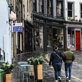 Streets that would usually be packed with Festival-goers are eerily quiet (Picture: Lisa Ferguson)