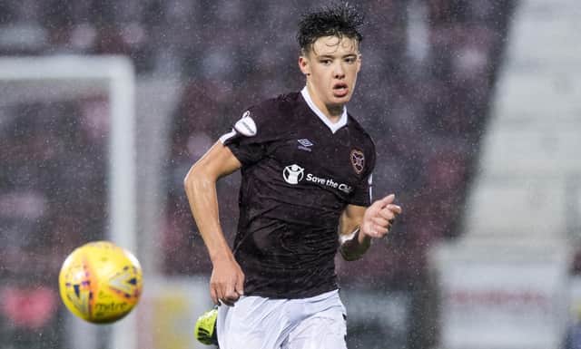 Manchester City, Bologna and Bayern Munich have been linked with 18-year-old Hearts defender Aaron Hickey. Picture: Paul Devlin/SNS