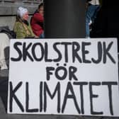 Climate change activist Greta Thunberg’s simple act of sitting in front of the Swedish Parliament to protest against the lack of action by the Swedish Government reached millions of people (Picture: Jonathan Nackstrand/AFP)