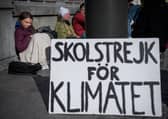 Climate change activist Greta Thunberg’s simple act of sitting in front of the Swedish Parliament to protest against the lack of action by the Swedish Government reached millions of people (Picture: Jonathan Nackstrand/AFP)