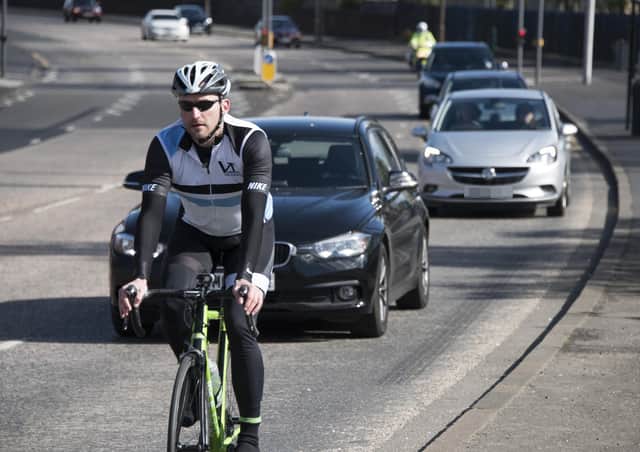 Cycling is being pushed as a mode of travel, but many have returned to the security bubble of their cars. Picture: Andrew O'Brien