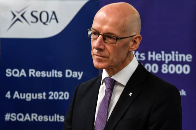 John Swinney will make an announcement on Tuesday