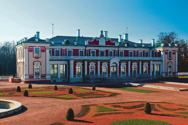 The Kadriorg Palace, built by Tsar Peter the Great in the 18th Century for Catherine I